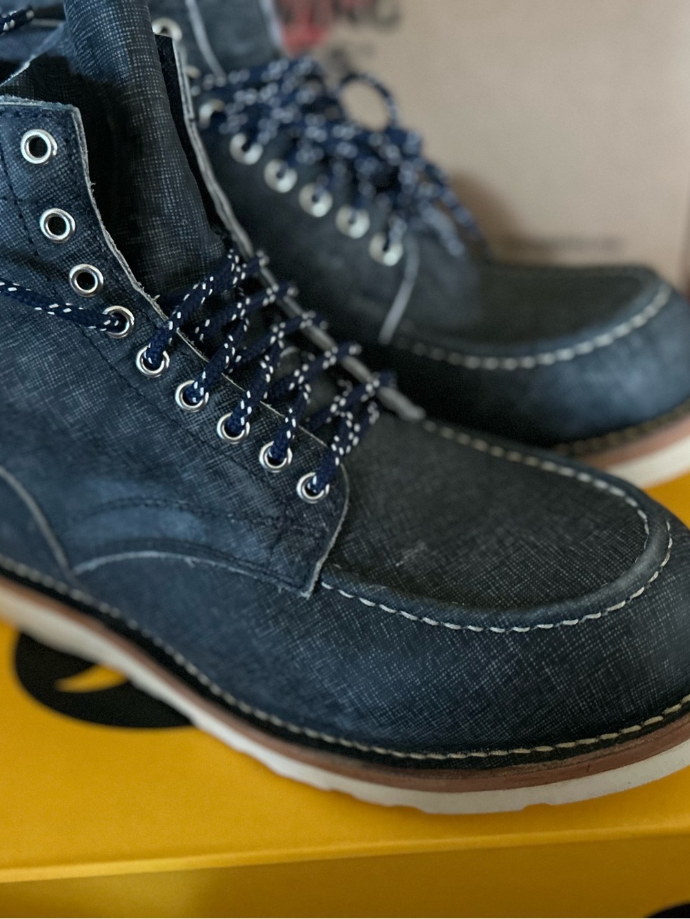 Thursday Boot Company Navy Lace-Up Men's Boots